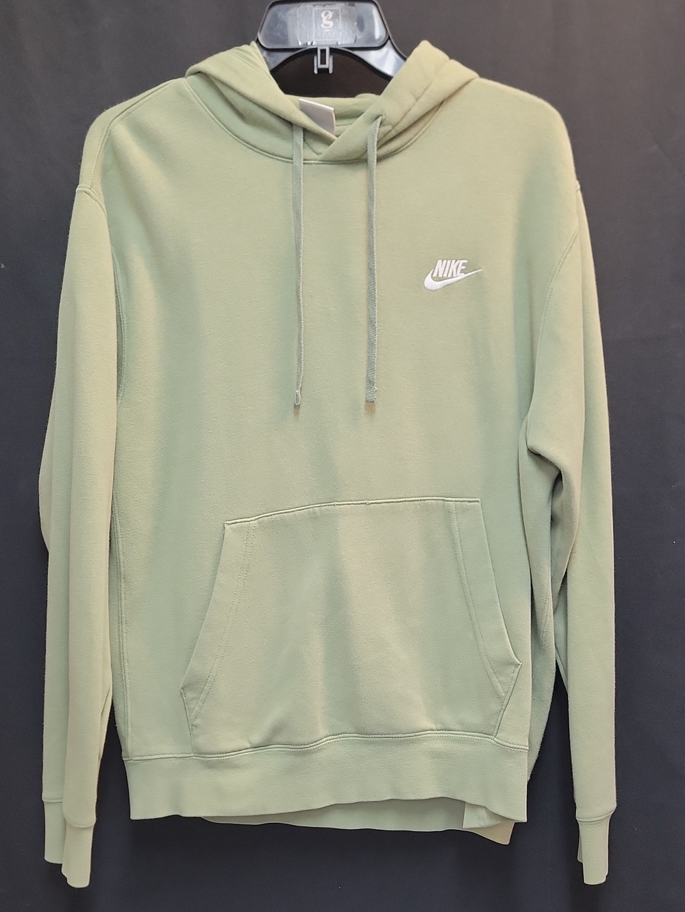 Nike Men's Sage Green Pullover Hoodie